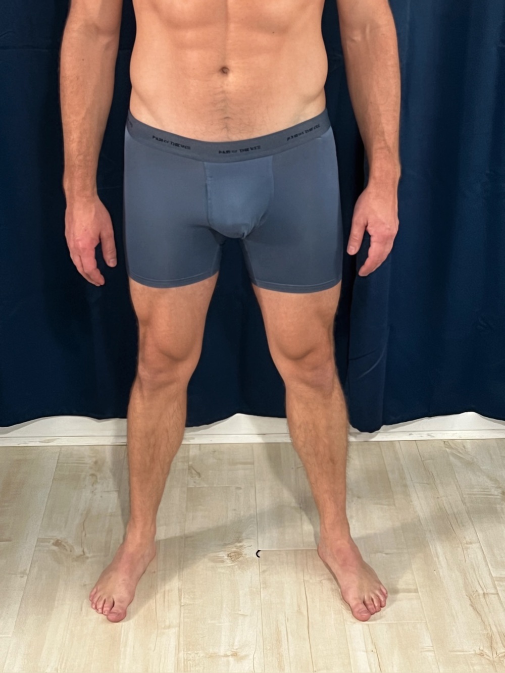 Men's Pair of Thieves  Breathable Blue Boxer Briefs - Comfort Fit